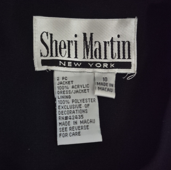 Sheri Martin New York Black Sleeveless A-Line Dress - Size 10 - Picture 5 of 8